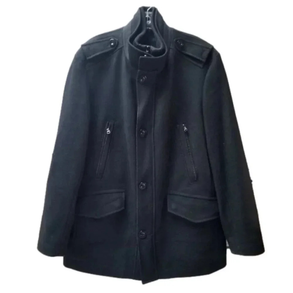 Hugo Boss Cossam Virgin Wool Viscose Coat 42R